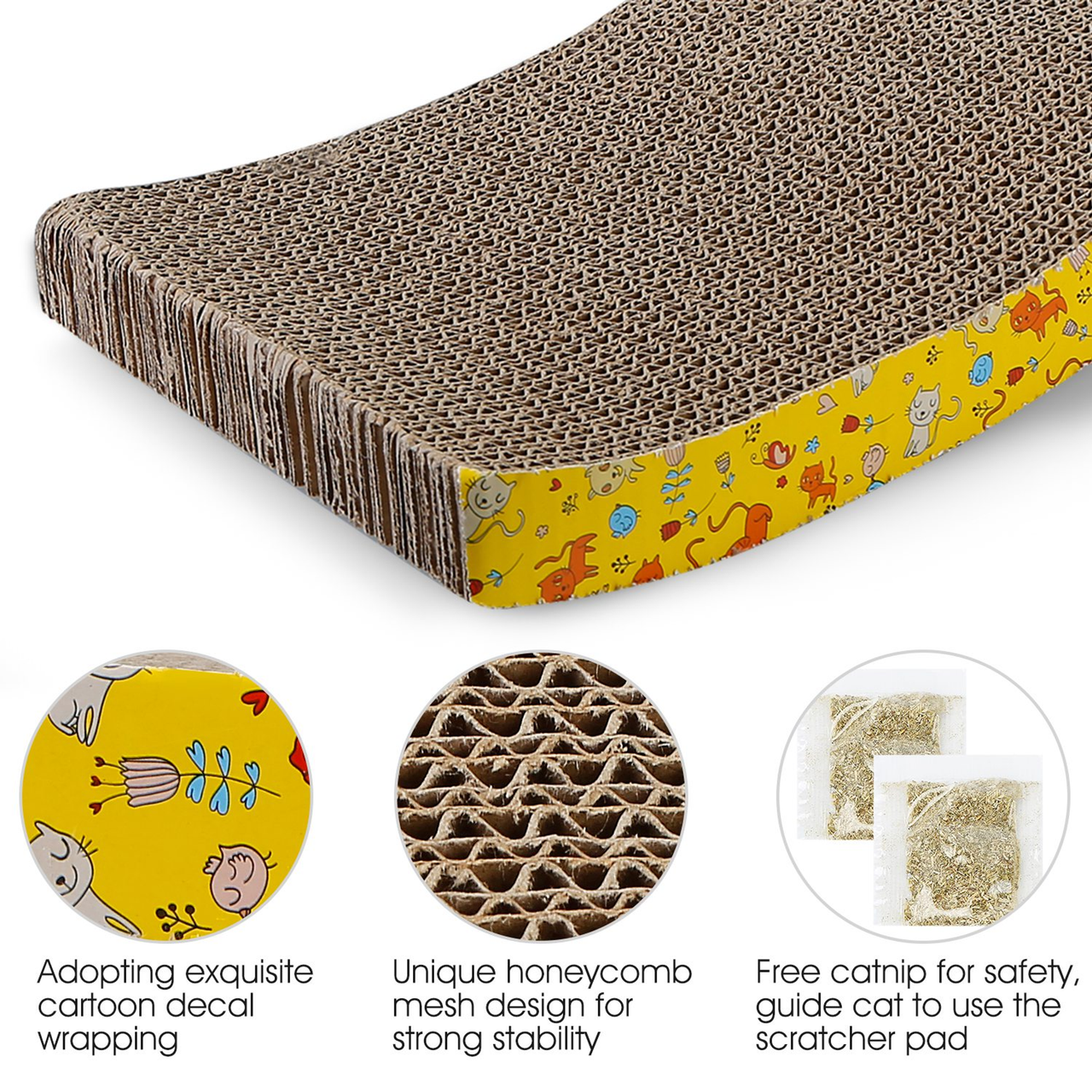 2Pcs Cat Scratcher Pads